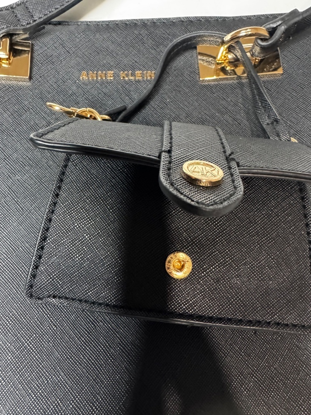 Ann Klein Black Sachet Purse with Mini Evening or Casual is Very Elegant - Picture 13 of 13
